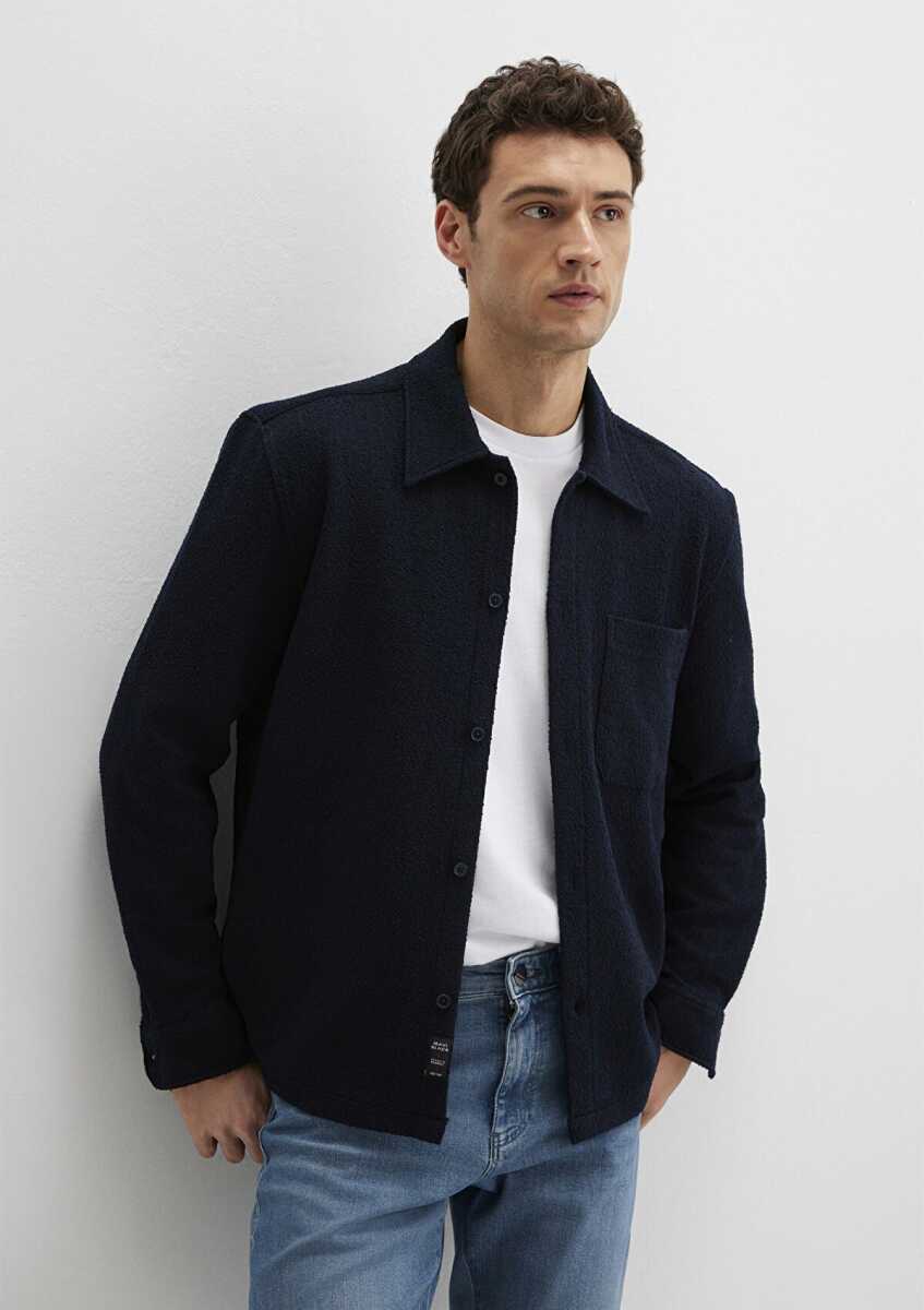 Mavi Uzu Kol Erkek Gömlek 0211772-83699 - Mavi