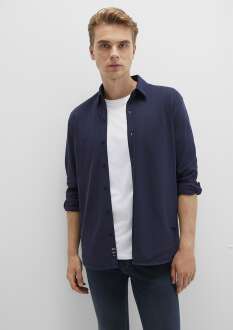 Mavi Uzun Kol Erkek Gömlek 0211660-86415 