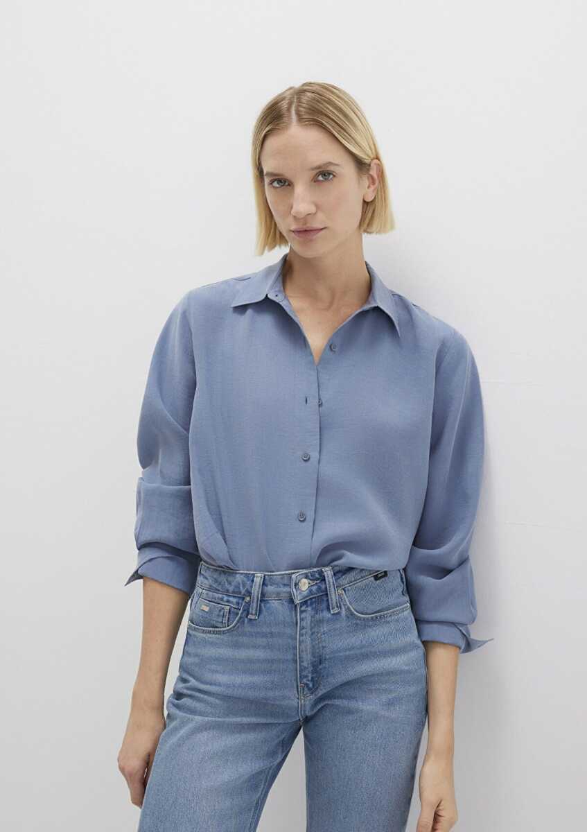 Mavi Uzun Kol Kadın Gömlek 1211373-70728 - Mavi