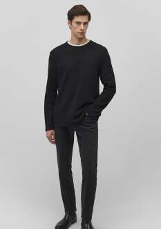 Mavi Uzun Kol Siyah Erkek Sweat 0611925-900 