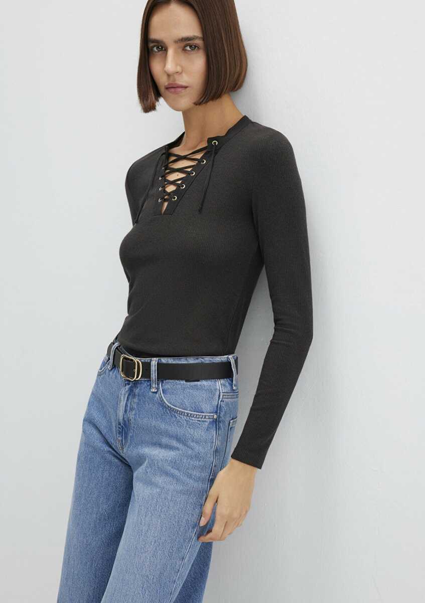 Mavi Uzun Kollu Antrasit Kadın Sweat 1613839-70262 - Mavi