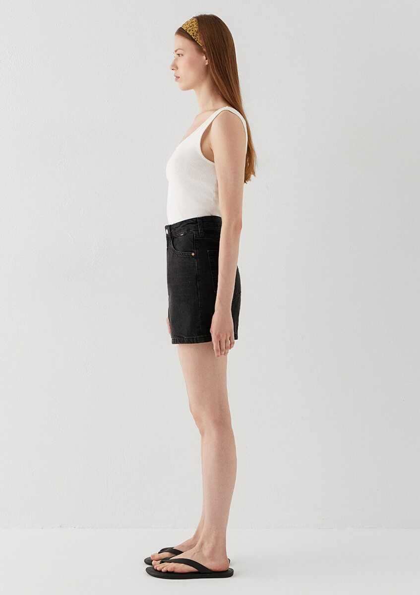 Mavi Verna Smoke Denim Kadın Jean Şort 1410059-A3154 - 4