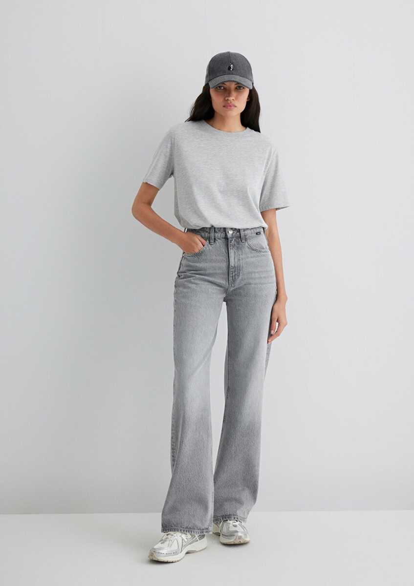 Mavi Victoria Real Blue Açık Gri Kadın Jean Pantolon 101072-90392 - 3