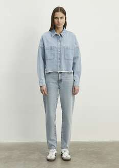 Mavi Vıvı Light Blue 90's Kadın Jean Gömlek 1210244-86442 