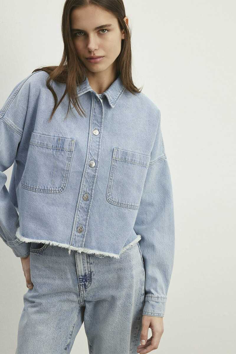Mavi Vıvı Light Blue 90's Kadın Jean Gömlek 1210244-86442