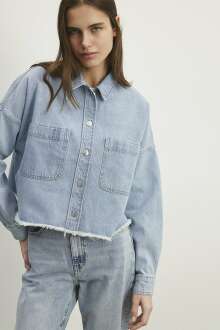 Mavi Vıvı Light Blue 90's Kadın Jean Gömlek 1210244-86442 