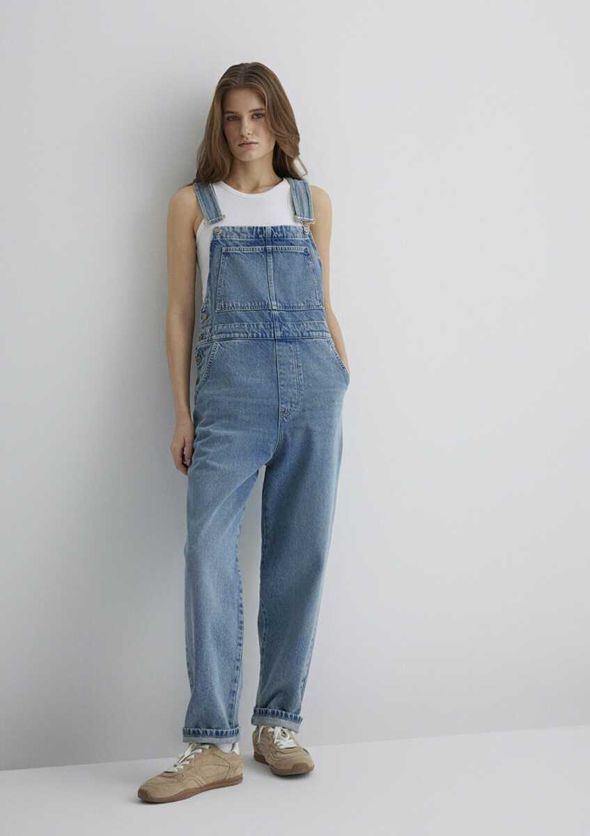 Mavi Willow Lt Blue Denim Kadın Jean Tulum 1010035-89227 - 3