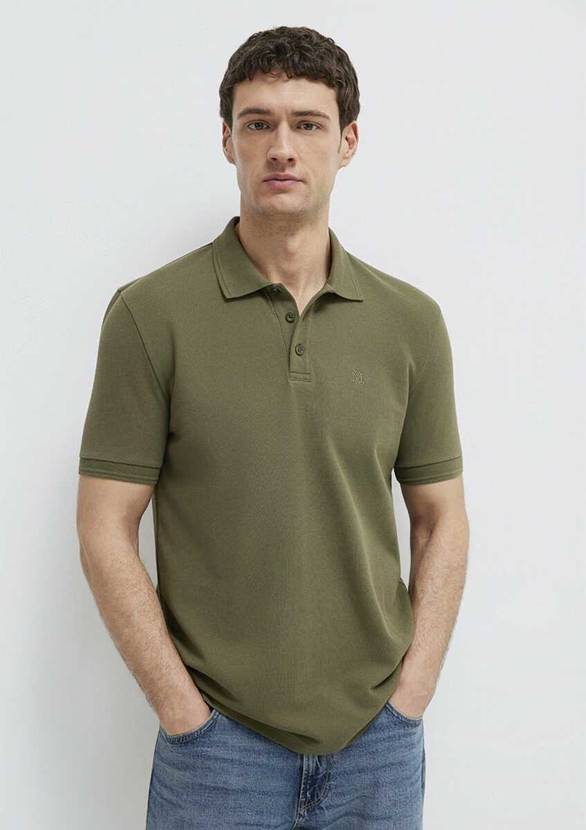 Mavi Yeşil Erkek Polo Tişört 064946-71543