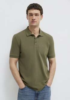 Mavi Yeşil Erkek Polo Tişört 064946-71543