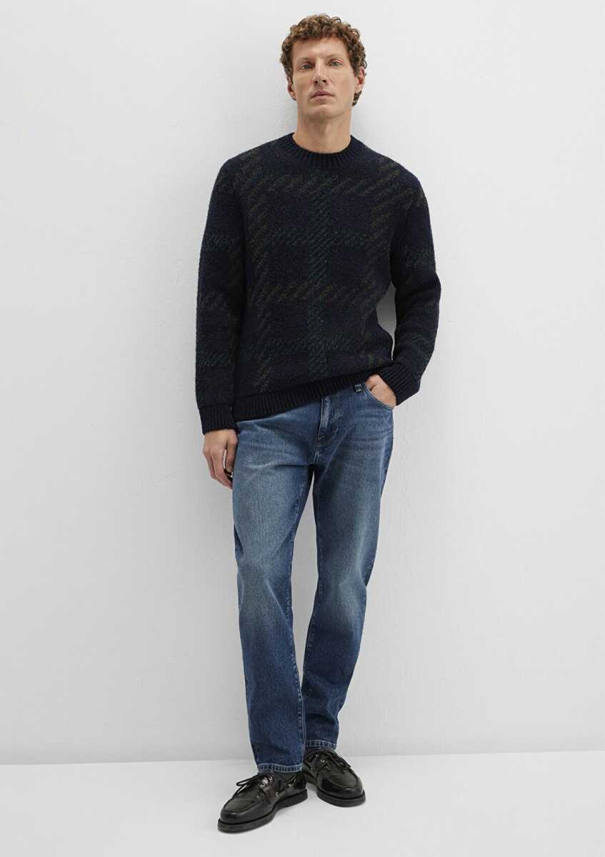 Mavi Yün Karışımlı Lacivert Regular Fit Erkek Kazak 0710333-70497 - Mavi (1)