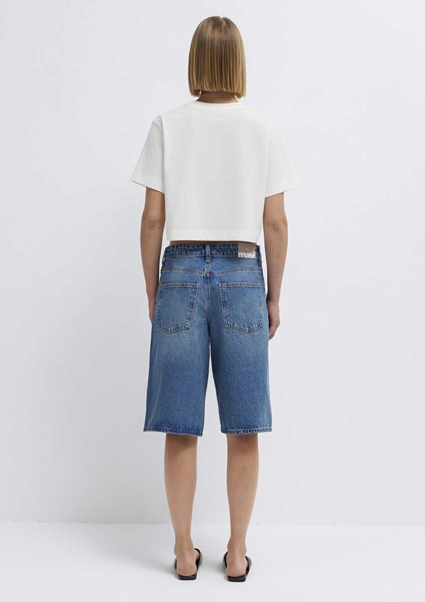 Mavi Zasha Mavi Boyfriend Normal Bel Düz Paça Kadın Jean Şort 1411233-87779 - 6