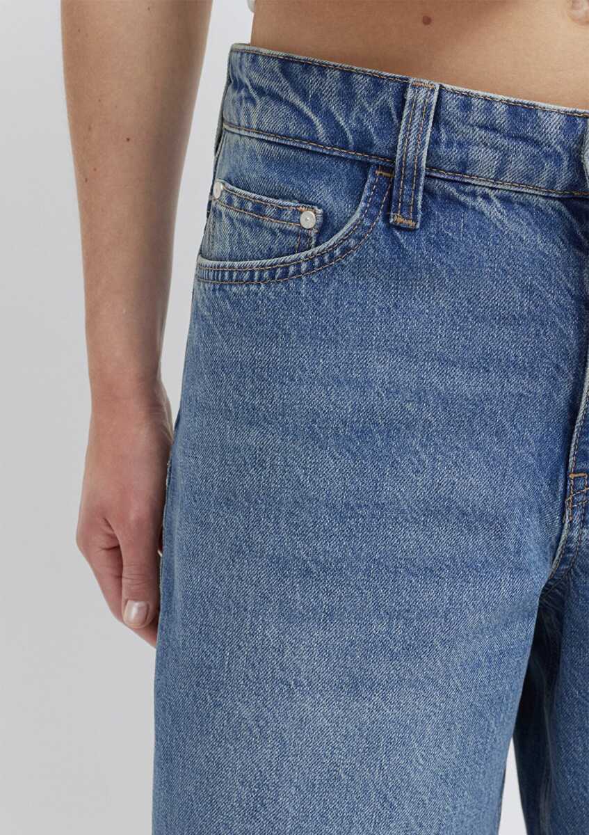 Mavi Zasha Mavi Boyfriend Normal Bel Düz Paça Kadın Jean Şort 1411233-87779 - 8