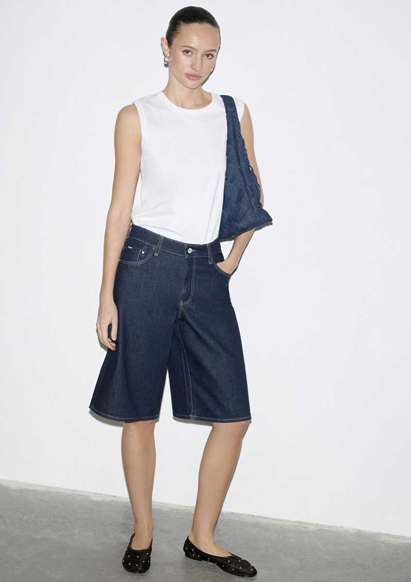 Mavi Zasha Rinse Mavi Edition Boyfrent Kadın Jean Şort 1411233-A1593