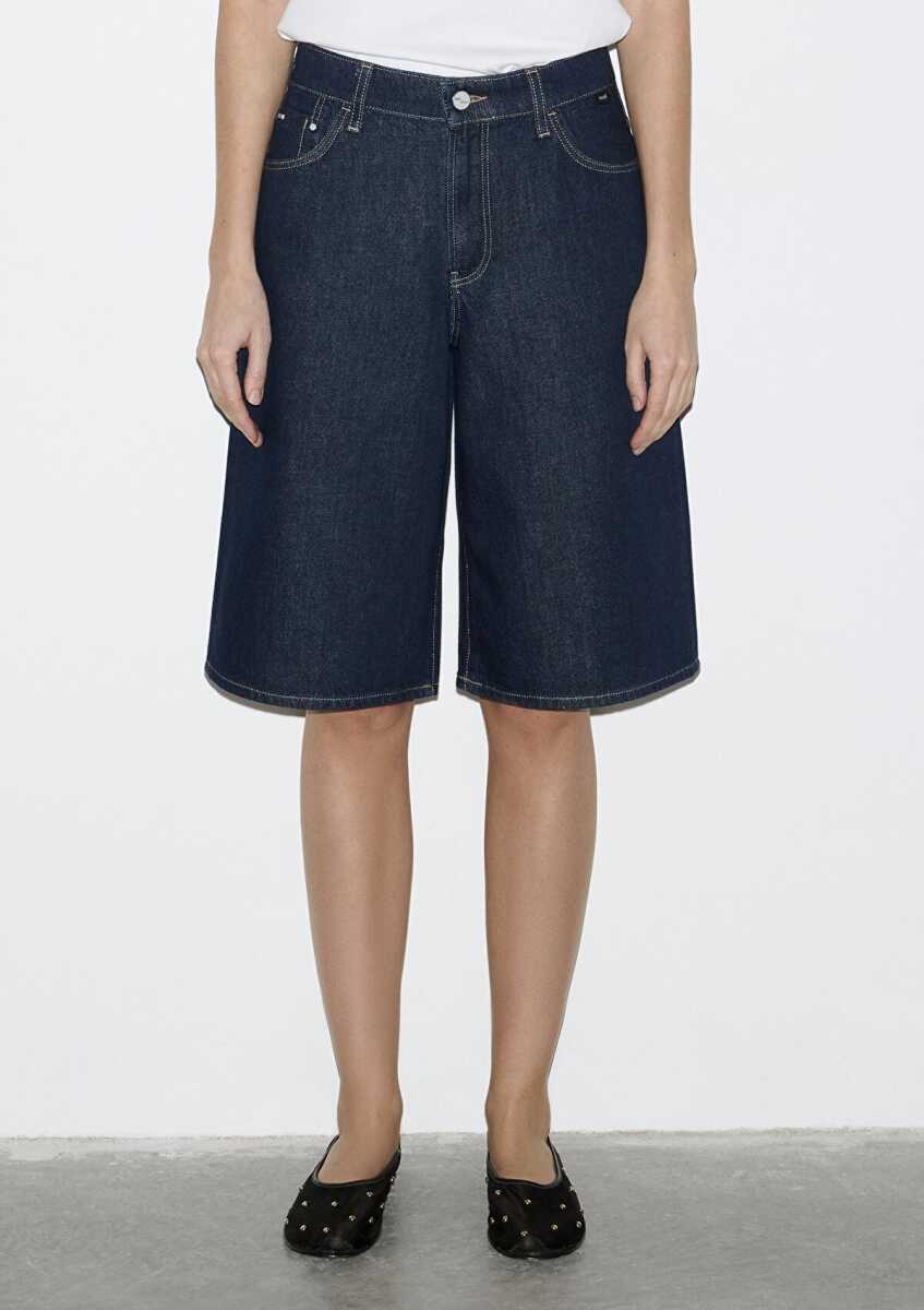 Mavi Zasha Rinse Mavi Edition Boyfrent Kadın Jean Şort 1411233-A1593 - 4