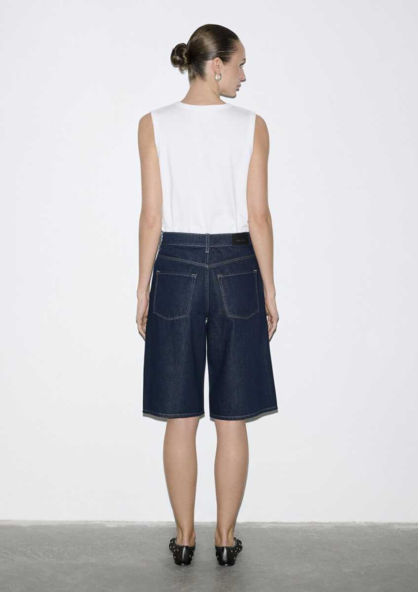 Mavi Zasha Rinse Mavi Edition Boyfrent Kadın Jean Şort 1411233-A1593 - 5