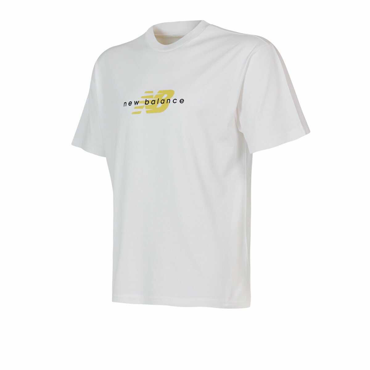 New Balance Lifestyle Erkek Tişört MNT1645-WT