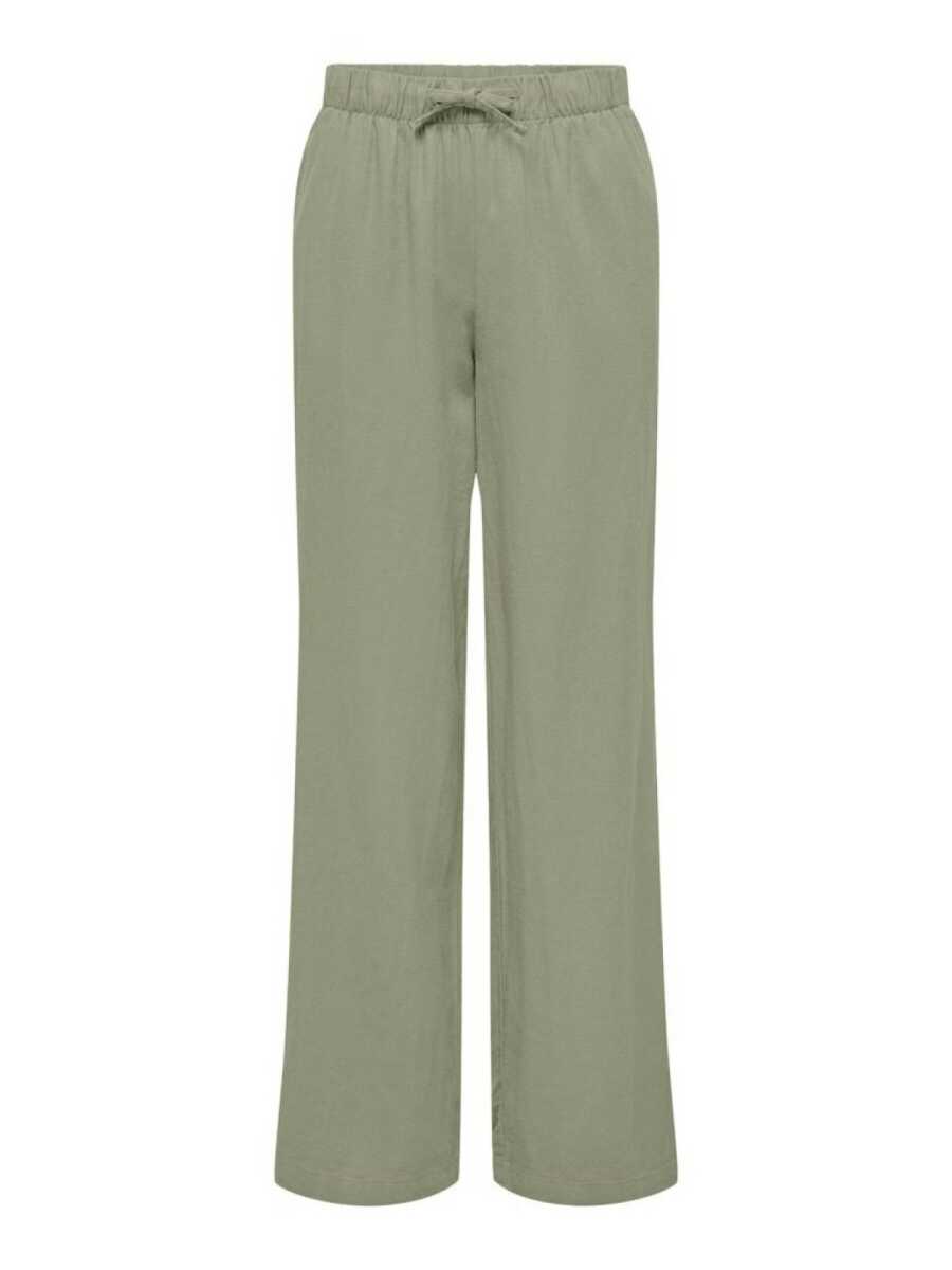 Only Caro Loose Fit Keten Viscos Kadın Pantolon 15291807 - 1