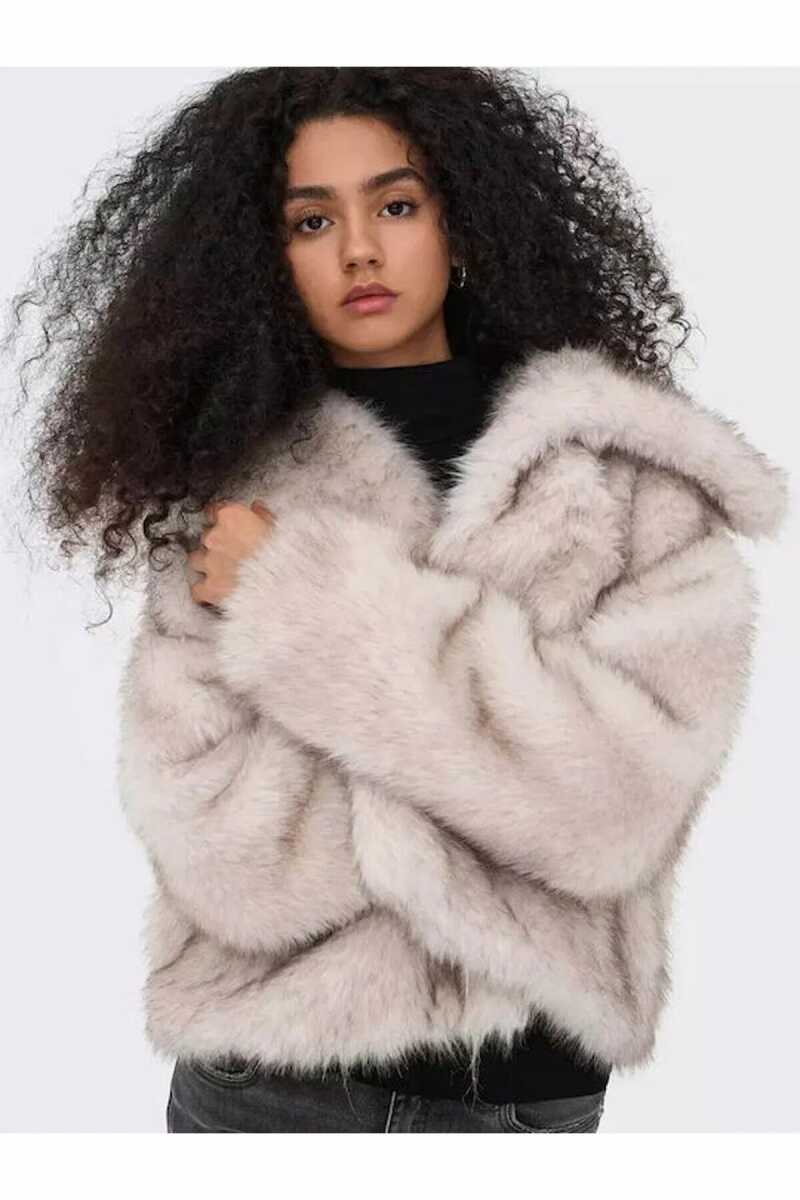 Only Dawn Faux Fur Kadın Ceket 15348977 - 3