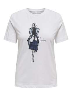 Only Emma Lıfe Regular Fit Kadın Tişört 15329752