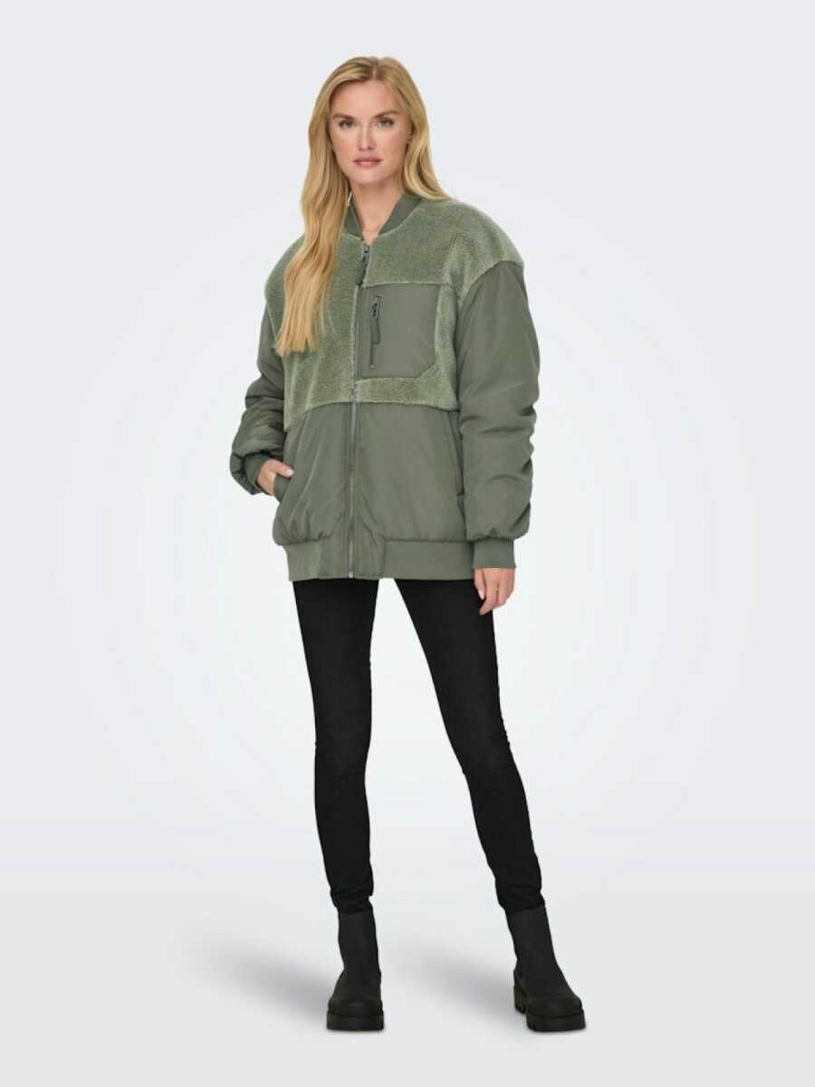 Only Emmy Fleece Bomber Kadın Ceket 15292801 - 3