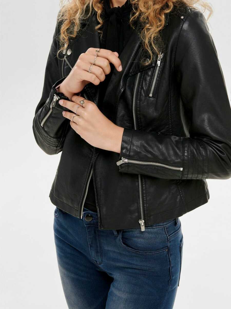 Only Gemma Faux Laeather Ceket 15153079 - 3
