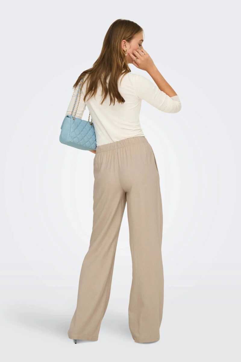 Only Goa Lınen Straight Fit Kadın Pantolon 15363676 (1)