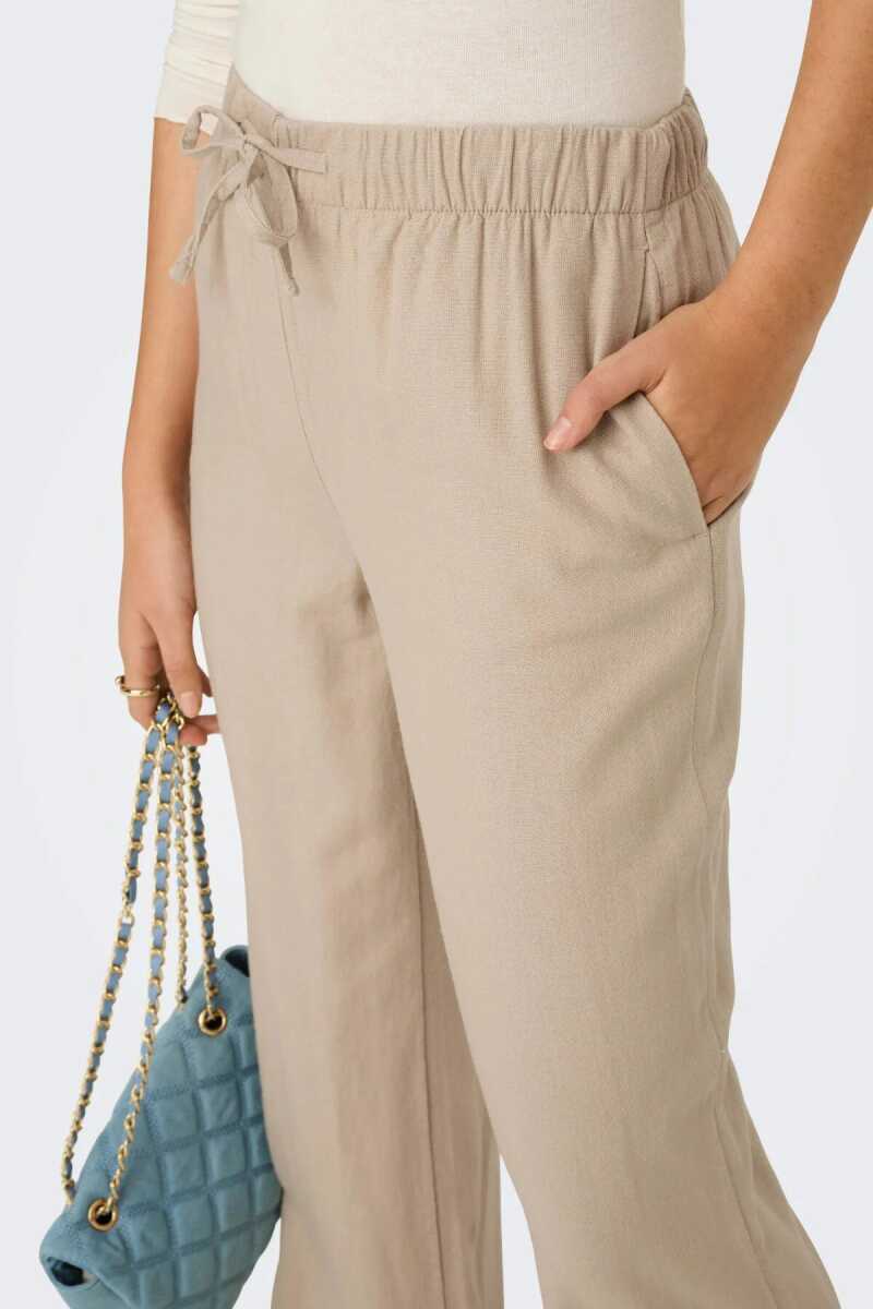 Only Goa Lınen Straight Fit Kadın Pantolon 15363676 - 4
