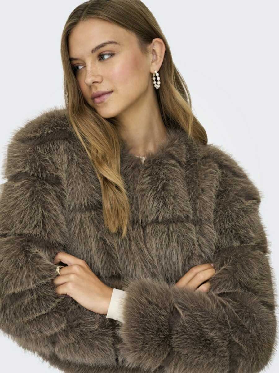 Only Jdy Ofelıa Faux Fur Kadın Ceket 15359349 - Only (1)