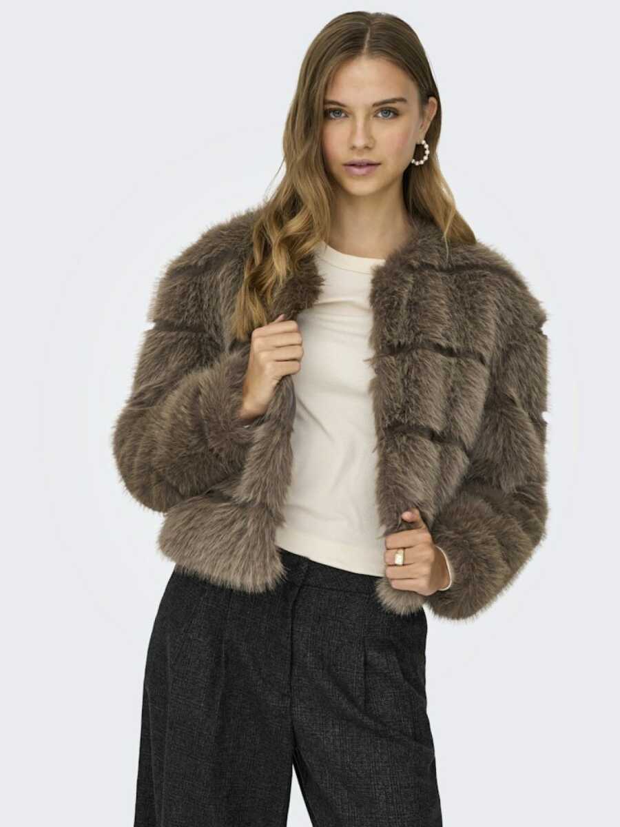 Only Jdy Ofelıa Faux Fur Kadın Ceket 15359349 - 3