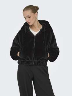 Only Jdy Yola Faux Fur Hood Kadın Ceket 15359329