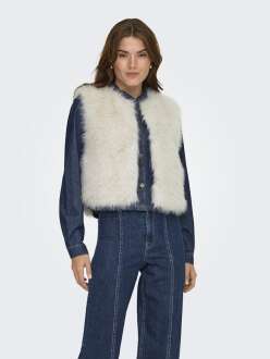 Only Jdy Yora Faux Fur Waıst Kadın Yelek 15359348 