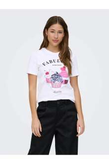 Only Kıta Regular Fit Kadın Tişört 15368885 