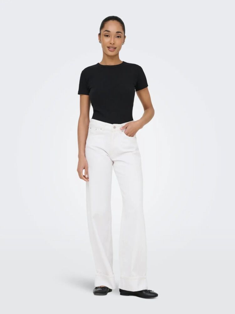 Only Lella Wide Leg Fit Kadın Jean Pantolon 15369502 (1)
