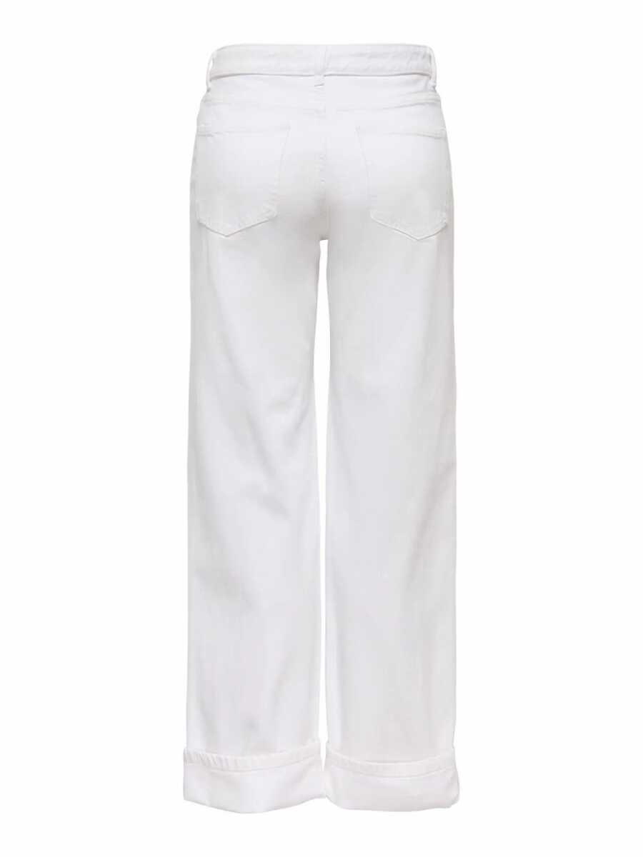 Only Lella Wide Leg Fit Kadın Jean Pantolon 15369502 - 5