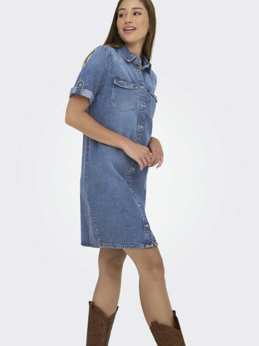 Only Lısa Denim Kadın Elbise 15353176 (1)