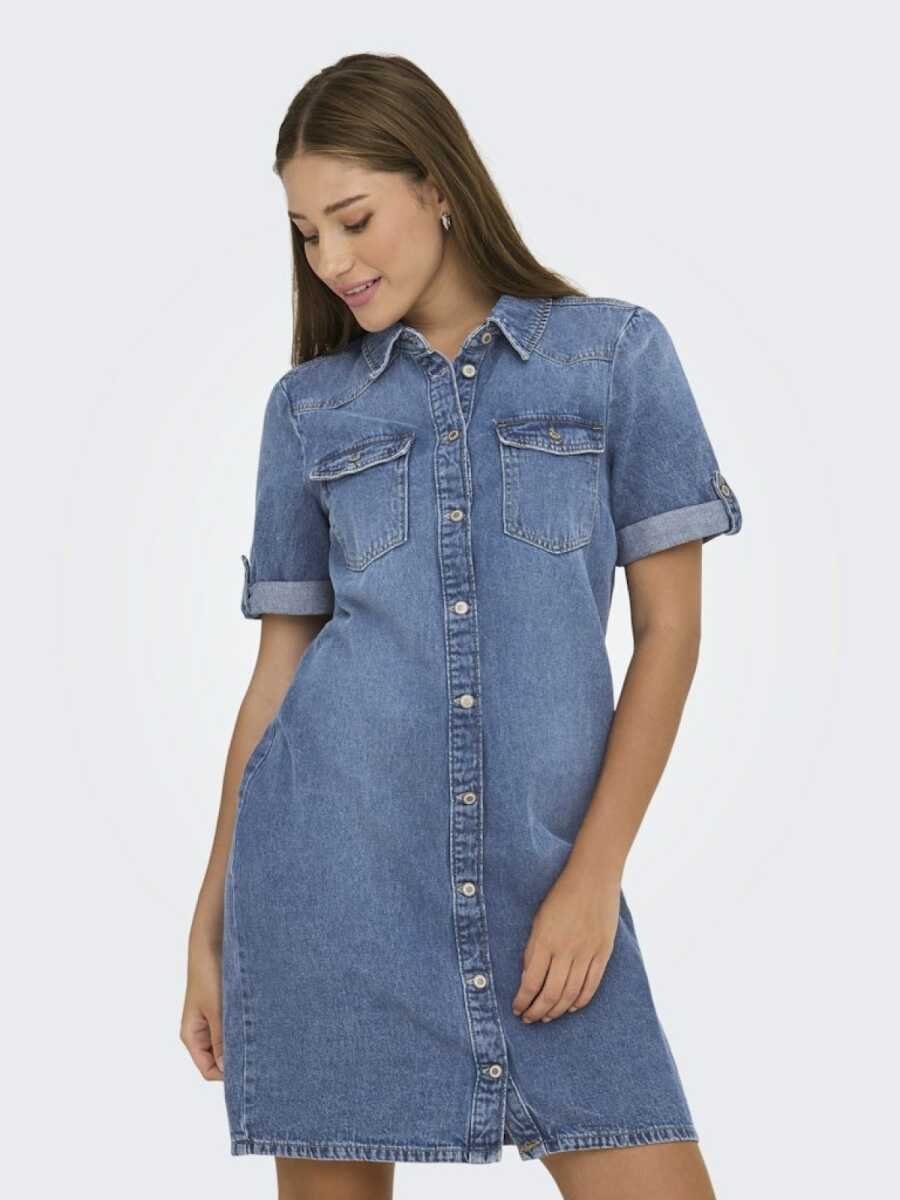 Only Lısa Denim Kadın Elbise 15353176 - 4