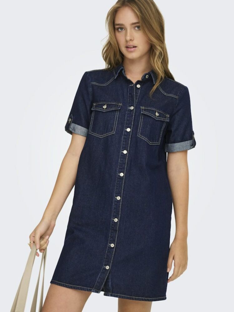 Only Lısa Denim Kadın Elbise 15353176 (1)