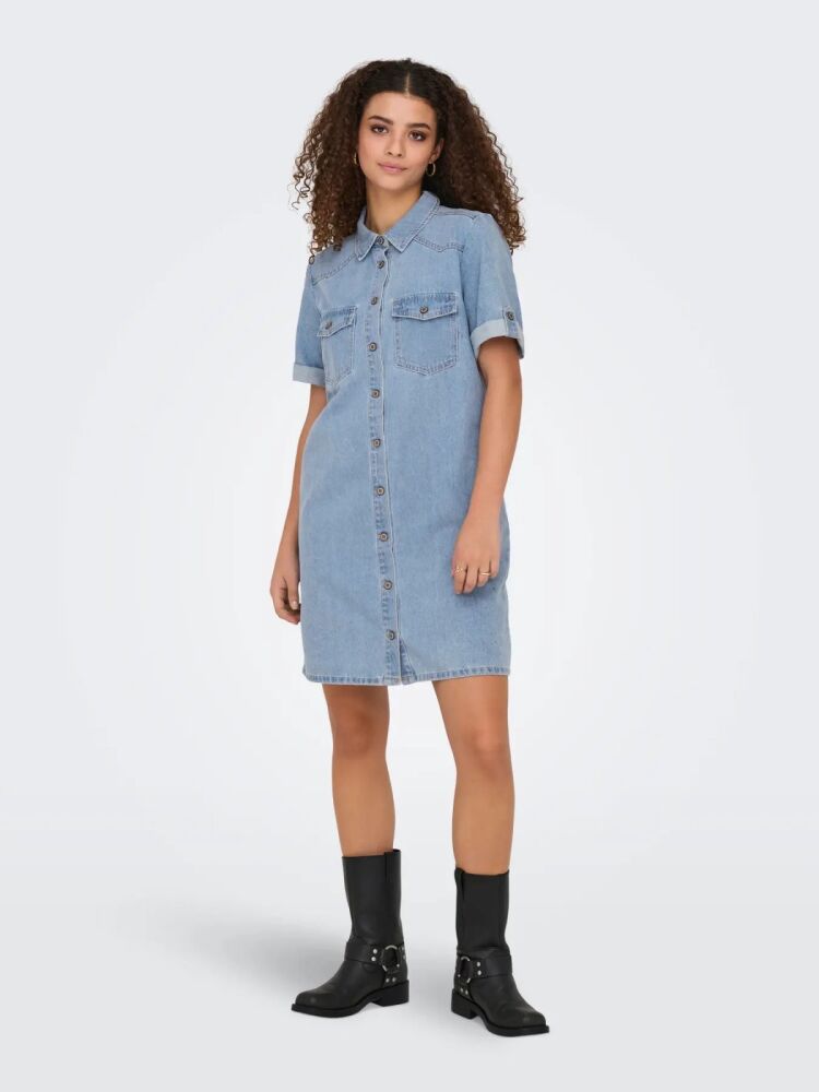 Only Lısa Denim Kadın Elbise 15353176 (1)