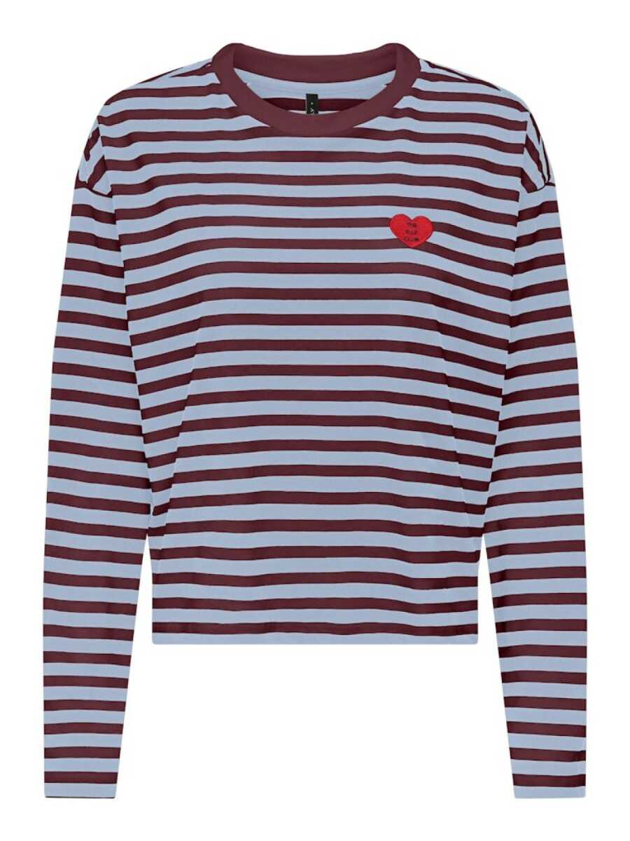 Only Lıvına Çizgili Kadın Sweat 15359682