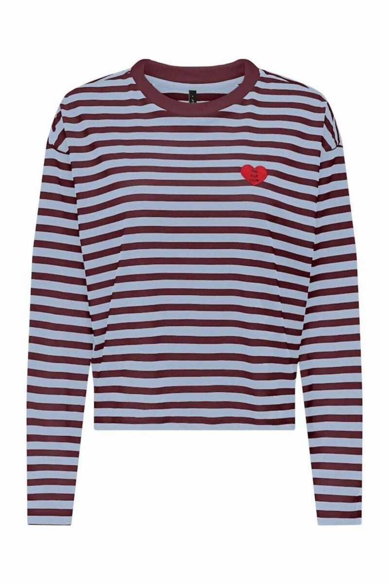 Only Lıvına Çizgili Kadın Sweat 15359682 (1)