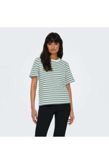 Only Lıvvına Çizgili Regular Fit Kadın Tişört 15272227 