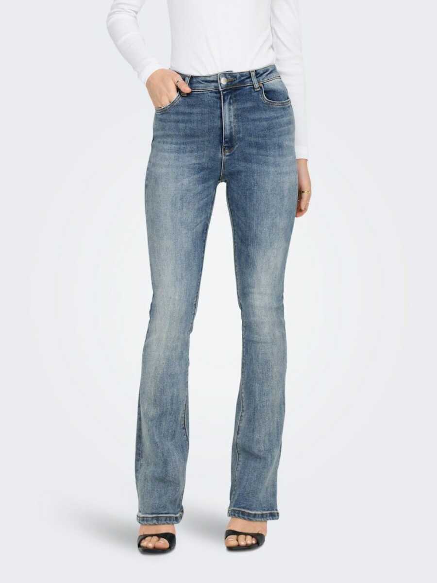 Only Mıla Flared Bol Paça Kadın Jean Pantolon 15244147 - 3