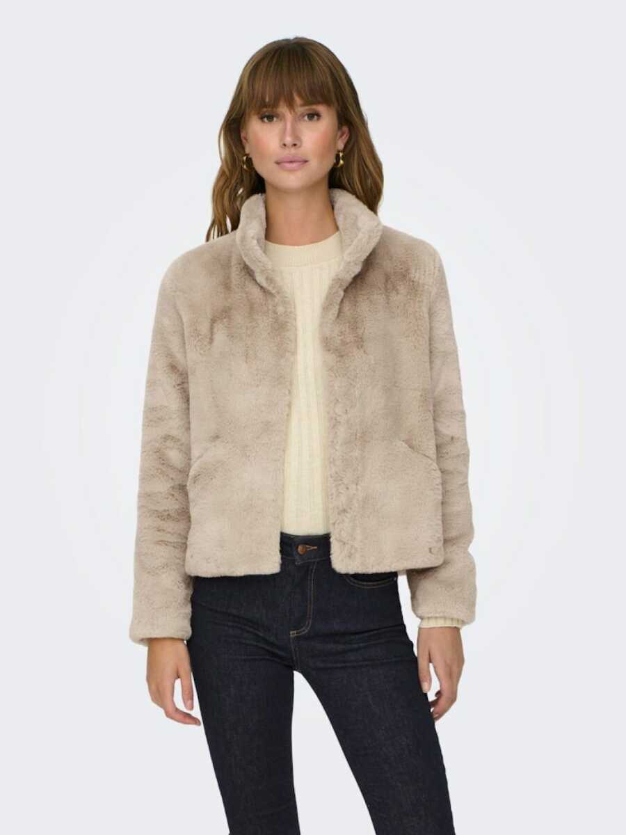 Only New Vıda Faux Fur Kadın Mont 15295423