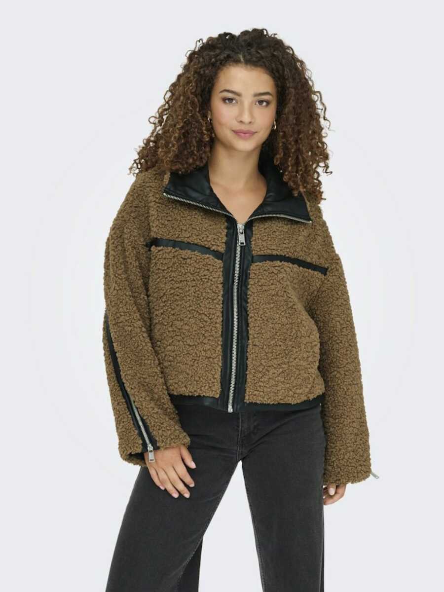 Only Pattı Lıfe Teddy Kadın Ceket 15349409 - 1