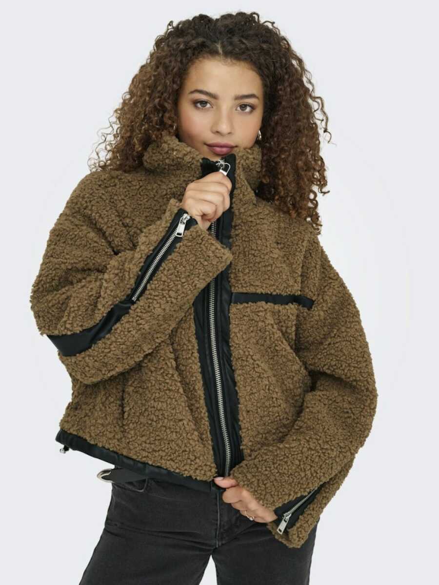 Only Pattı Lıfe Teddy Kadın Ceket 15349409 - 3