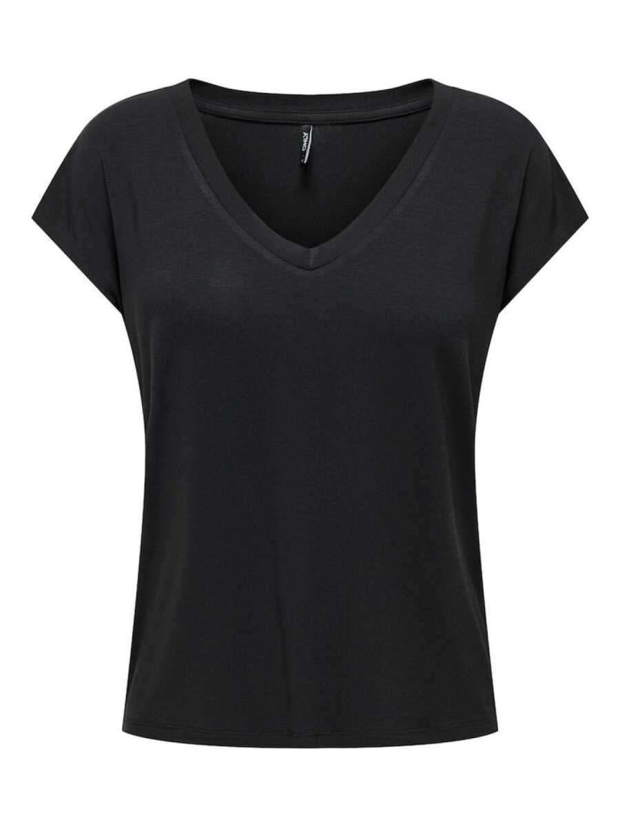 Only Rılla V Yaka Regular Fit Kadın Tişört 15315776 - 2
