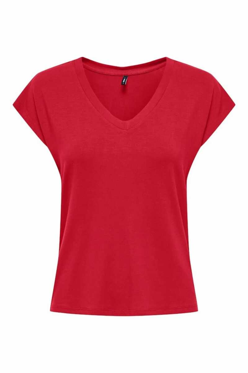 Only Rılla V Yaka Regular Fit Kadın Tişört 15315776 - 1
