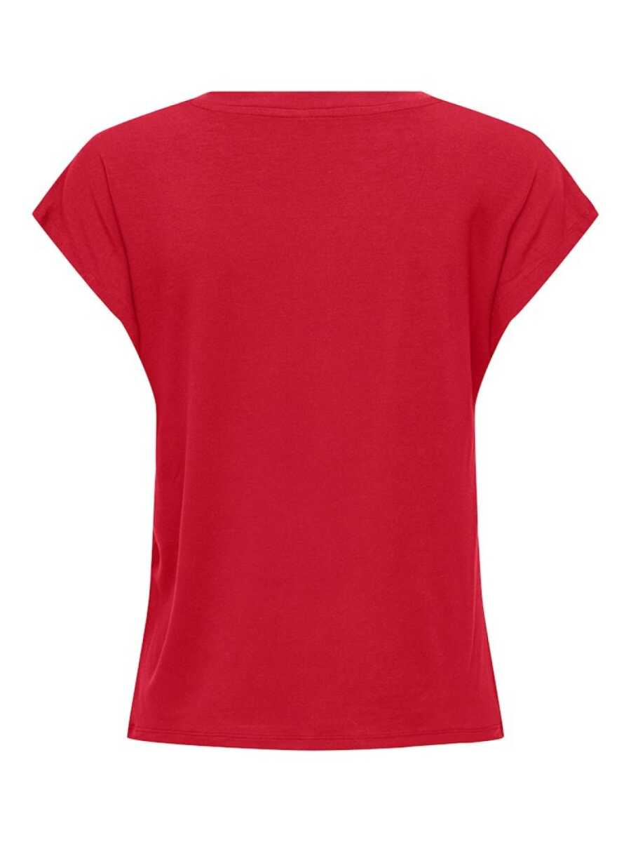 Only Rılla V Yaka Regular Fit Kadın Tişört 15315776 - 4