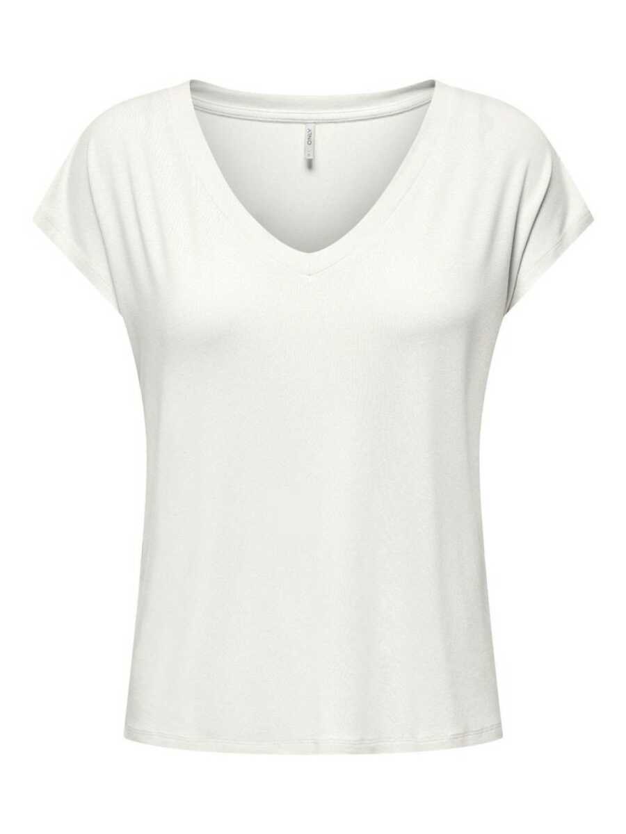 Only Rılla V Yaka Regular Fit Kadın Tişört 15315776 - 2