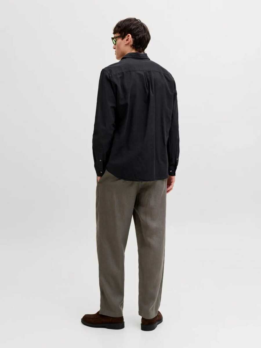 Jack Jones Summer Lınen Blent Regular Fit Erkek Gömlek 12289174 - 4